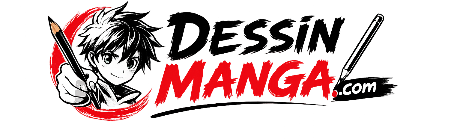 logo dessin manga